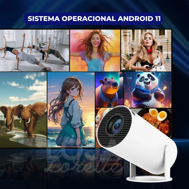 CineTech Pro 4K - Android 11 com WiFi Duplo e Bluetooth 5.0