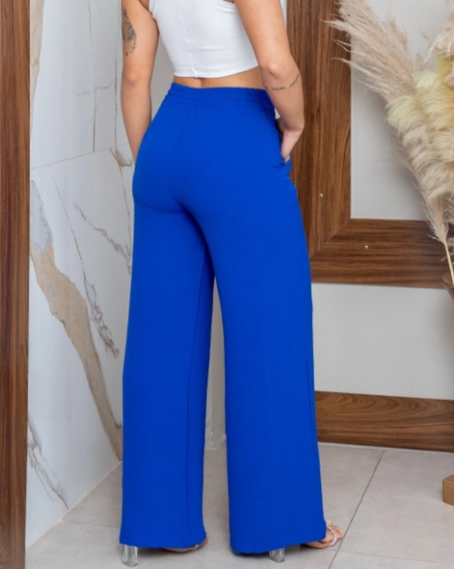 Calça Social Alfaiataria Wide Leg