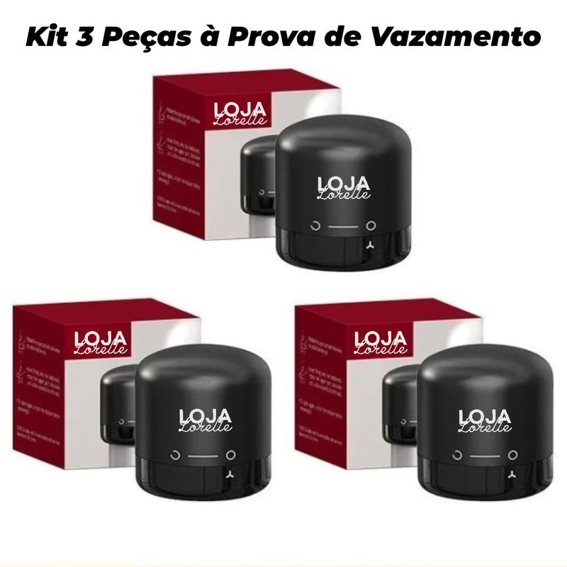 Tampa de Vinho Inteligente: Kit 3 Peças à Prova de Vazamento